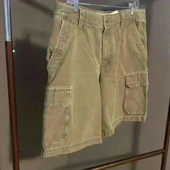 Men’s Columbia Shorts Size 34 Green - Picture 2 of 5